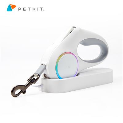 PETKIT GO SHINE - สายจูงสุนัขอัจฉริยะพร้อม LED ส่องสว่าง มือจับนุ่มสบาย ปล่อยและล็อคสายง่ายๆ ด้วยปลายนิ้ว