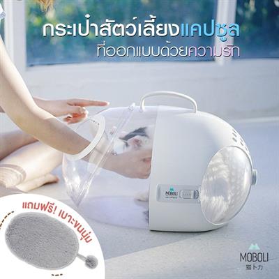 MOBOLI Cat Capsule - Pet Carrier Capsule Designed with love, Beautiful, Luxury, Light Weight and full of function