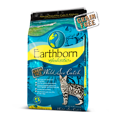 Earthborn Holistic Wild Sea Catch อาหารเม็ด สำหรับลูกแมวและแมวทุกช่วงอายุ  (2kg, 6kg)