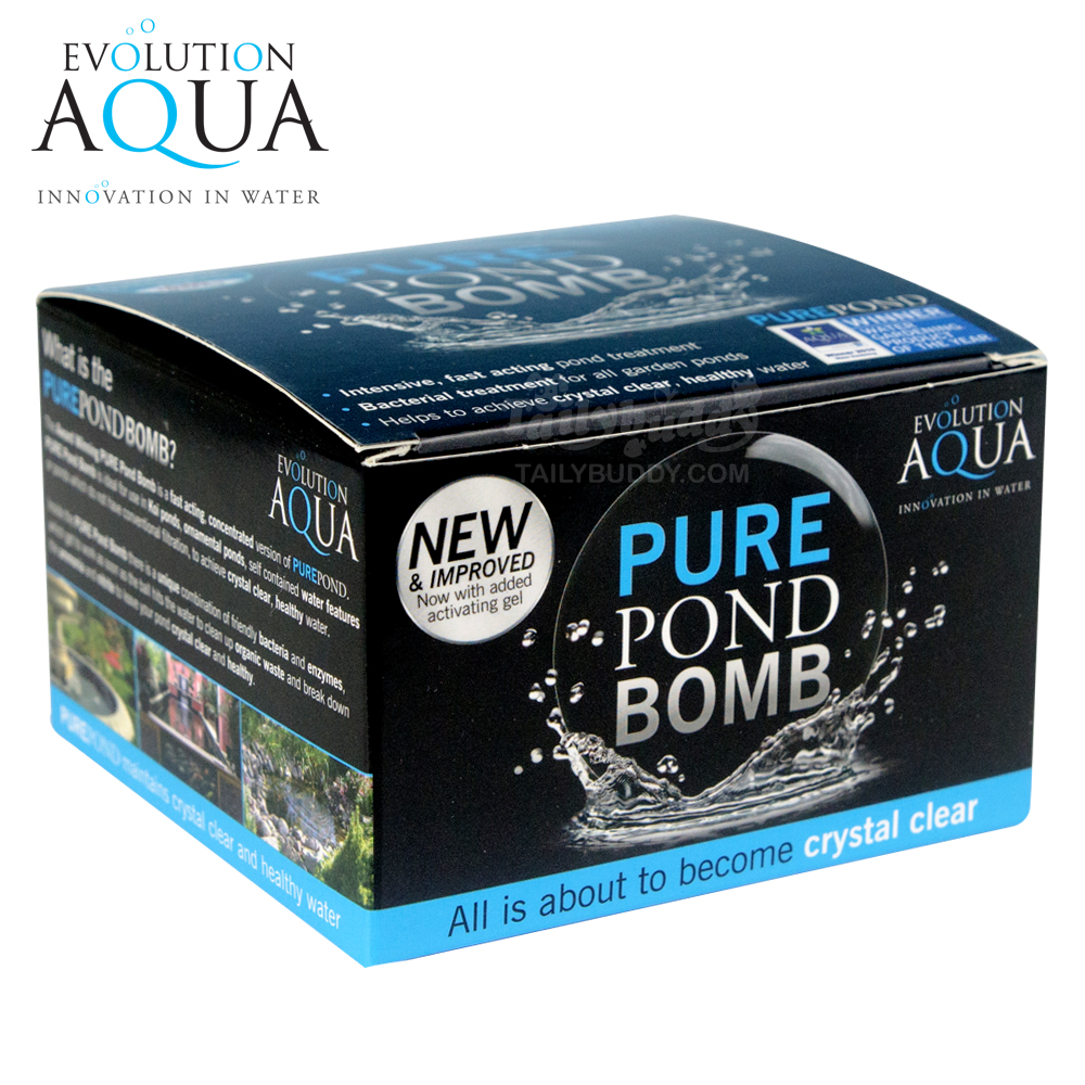 Evolution Aqua PURE POND BOMB Bacterial treatment for all garden ponds maintains crytal clear