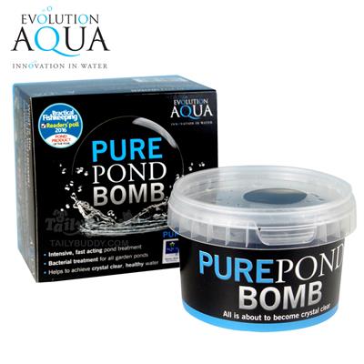 Evolution Aqua PURE POND BOMB แบคทีเรียบอมบ์ ปรับน้ำใสแบบด่วน เห็นผลจริง ใช้กับบ่อปลาขนาดใหญ่ได้ถึง 20,000ลิตร (1 Ball)