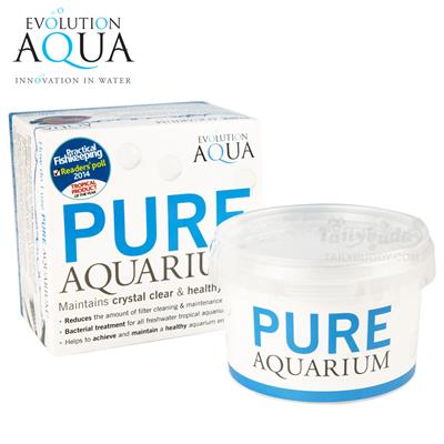 Evolution Aqua PURE AQUARIUM แบคทีเรียมีชีวิตสำหรับตู้ปลา ปรับน้ำใส ลดแอมโมเนีย ไนไตรท์ (50 balls)