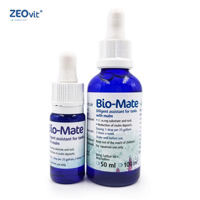 Bio-Mate แบคทีเรียเข้มข้น สำหรับตู้ทะเล ลดตะไคร่น้ำตาล ลดฟอสเฟต เพิ่มแบคทีเรียดีที่จำเป็นต่อการย่อยสลายของเสีย [Korallen-Zucht, ZEOvit]