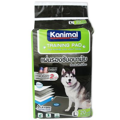 Kanimal Activated Carbon Pad แผ่นรองฉี่สัตว์เลี้ยง สูตรคาร์บอน (Size L) (60x90cm 20แผ่น)