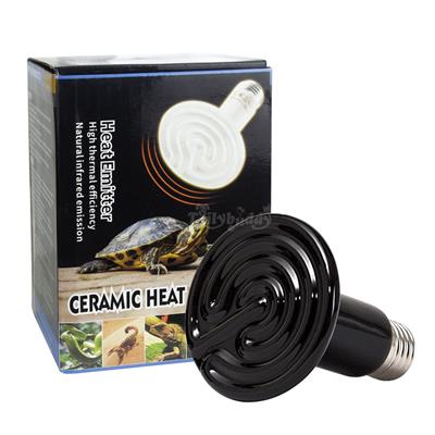 HeatEmitter - หลอดเซรามิกให้ความร้อน จากอินฟาเรดธรรมชาติ สำหรับสัตว์เลื้อยคลานทุกชนิด (50w, 100w, 150w)