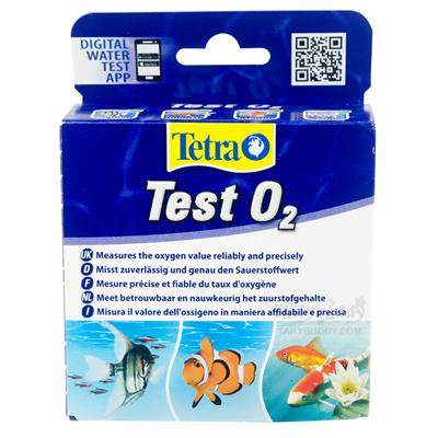 Tetra Test O2 Measures the oxygen value reliably and precisely for all freshwater and marine aquarium