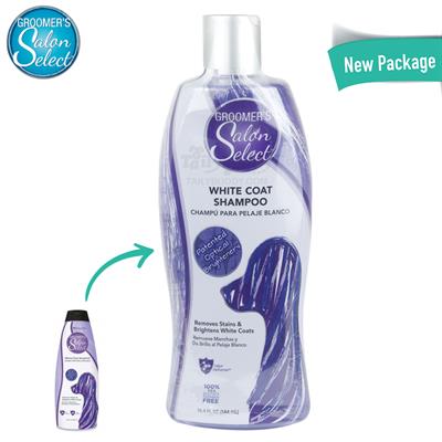 แชมพูสุนัข SynergyLabs Groomer s Salon Select สูตรขนขาว White Coat (544ml.)