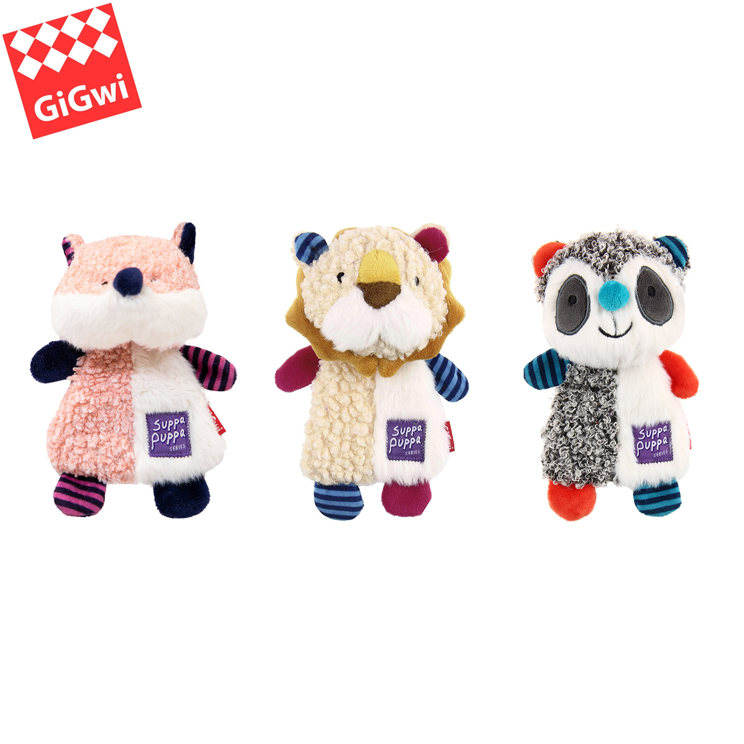 GiGwi Suppa Puppa - an ideal to fetch, snuggle, or chew. charming designs made from quality, non-toxic materials