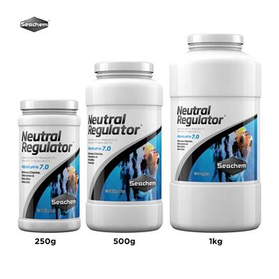 Seachem Neutral Regulator - Adjusts pH to neutral (pH 7.0) from either a low or high pH,Removes chlorine, chloramine, or ammonia