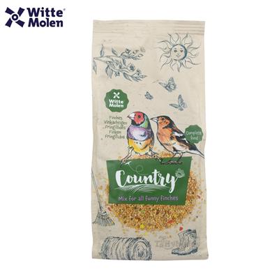 COUNTRY Finches อาหารนกธัญพืชผสม สำหรับนกฟินช์ (600g), Witte Molen