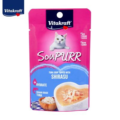 (EXP:16/06/2024) Vitakraft SouPURR Tuna soup topped with SHIRASU (50g)