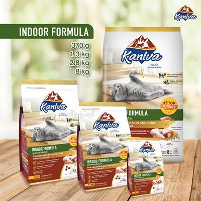 Kaniva Indoor Cat อาหารแมวคานิว่า สูตรแมวเลี้ยงในบ้าน ควบคุมน้ำหนัก