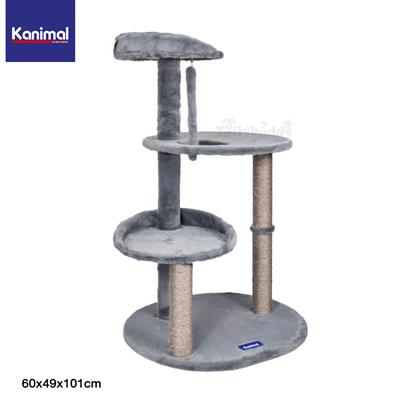 Kanimal Orbit Tree - Cat Tree 3 storey (Grey) (60x49x101cm)