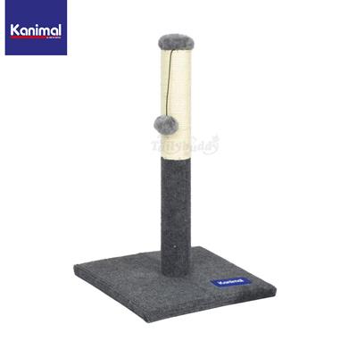 Kanimal Single Post - Cat toy, Cat Scratcher + Ball (Grey) (29x29x53cm)