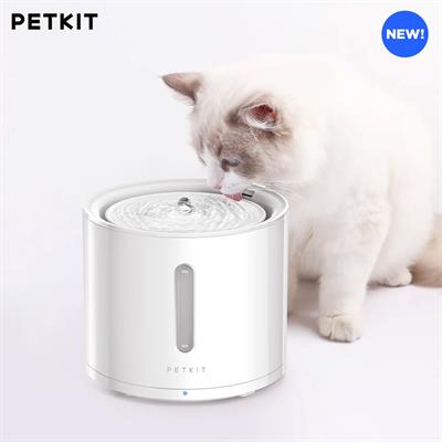 PETKIT Eversweet Solo 2 น้ำพุรุ่นใหม่ น้ำสะอาดขึ้น ปลอดภัยมากขึ้น ปั๊มไร้สาย ถอดล้างได้สะดวก เงียบมาก 2L