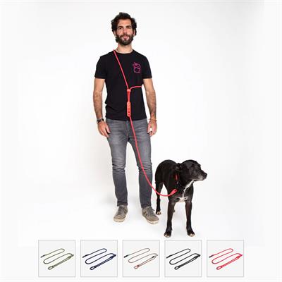 zee.dog Hands-Free Leash - Lightweight hands-free dog walking rope leash that allows you to stay connected, adjustable from 1.2 - 2.4m