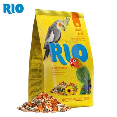 RIO Daily Feed for Parakeets, Mixture of specially selected grains and seeds loved by cockatiels, lovebirds and other kinds of big parakeets