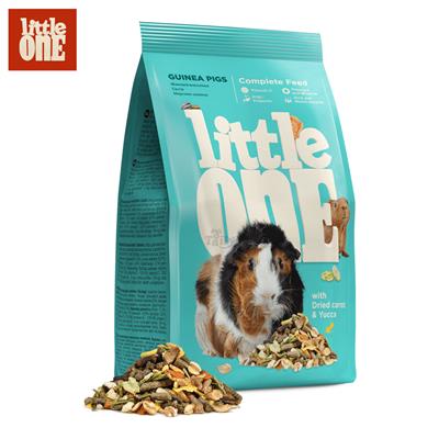 Little One Feed Guinea pigs อาหารแกสบี้ (หนูเควี่) สูตรสมดุล เสริมวิตามินซี บำรุงขน ลดกลิ่นมูล (400g, 900g, 2.3kg.)