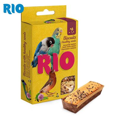 RIO Biscuits for all birds with healthy seeds to enjoy gnawing both tasty and fun (7g x 5pcs.)