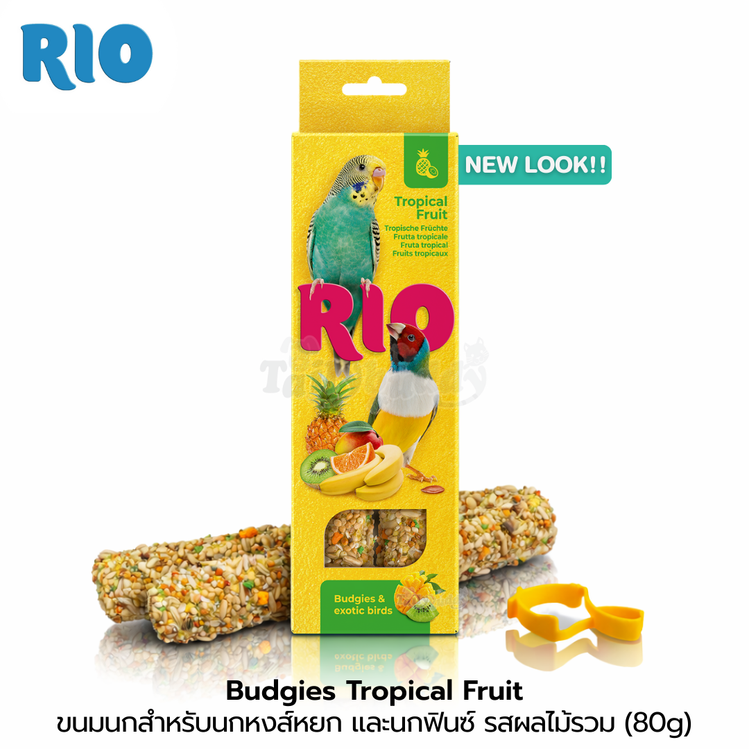 RIO Sticks for budgies and exotic birds with tropical fruit (80g)