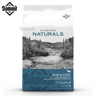 Diamond Naturals Skin & Coat ALL LIFE STAGES DOG SALMON & POTATO FORMULA (680g /1.5lb, 13.60kg./30lb)