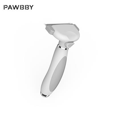 XIAOMI PAWBBY De-shedding Brush หวีแปรงขนสัตว์เลี้ยง คุณภาพดี ซี่แปรงเป็นสแตนเลส กดปุ่มทิ้งขนได้ในปุ่มเดียว ด้ามจับนุ่ม ทนทาน