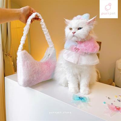 (Pre-order 2-3 วัน) purrpet cotton candy ชุดสัตว์เลี้ยง