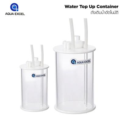 AQUA EXCEL Water Top Up Container แทงก์น้ำ ถังน้ำ เติมน้ำอัตโนมัติ มีขนาด 1 และ 3 ลิตร ใช้กลไกแทนที่อากาศเพื่อเติมน้ำ มีขายึดจับกับขอบกระจก ติดตั้งและใช้งานง่าย