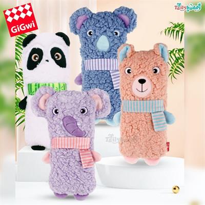 GiGwi Cat Catch & Scratch ของเล่นแมว ผ้าขนแกะเทียมนุ่มนิ่ม ด้านในมีแคทนิป + เสียงก๊อบแก๊บที่แมวชื่นชอบ ใช้ตบเล่นหรือข่วนเล่นไม่เป็นอันตราย