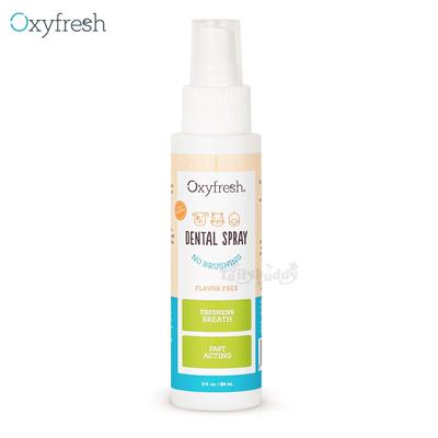 Oxyfresh Pet Dental Spray อ็อกซี่เฟรช สเปรย์ดับกลิ่นปาก ไม่ต้องใช้แปรง (3oz/89 ml)