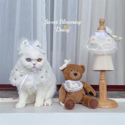 Purrpet ชุดสุนัขหรือแมว ชุด Sweet Blooming Daisy Dress