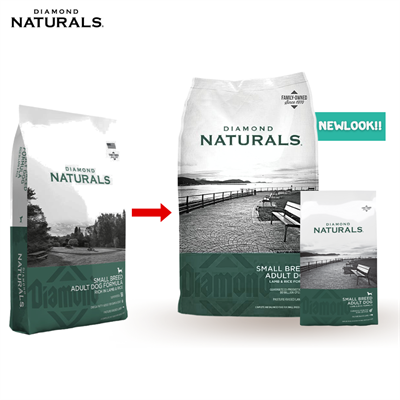 DIAMOND NATURALS Small Breed Adult Dog (สูตรแกะและข้าว) อาหารสุนัขพันธุ์เล็ก เม็ดเล็ก สร้างกล้ามเนื้อ บำรุงขน